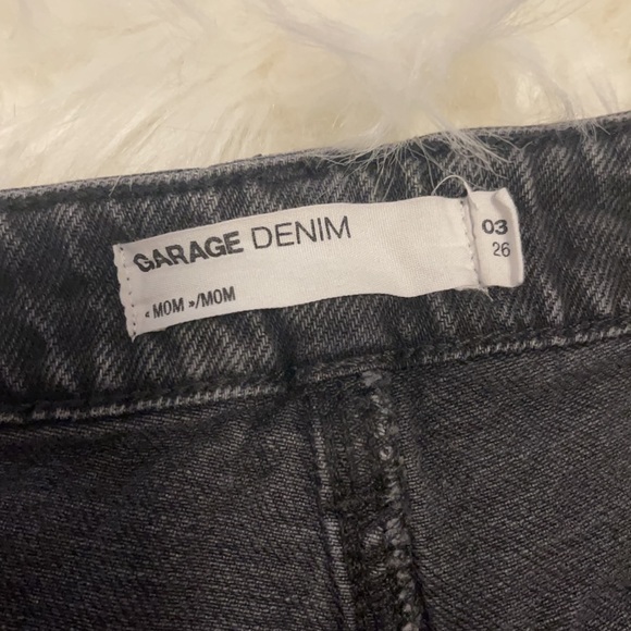 Size 03 Garage Clothing black denim jeans - Picture 2 of 3